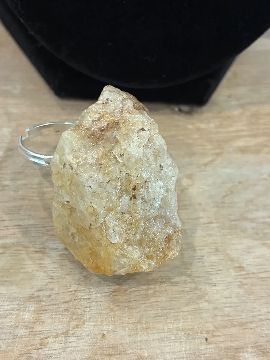 Raw Light Ring — handmade one-of-one piece by Family Tides Jewelry