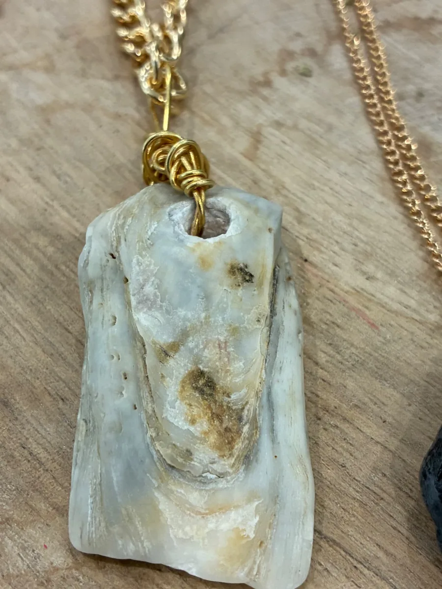 Oyster Relic — handmade one-of-one piece by Family Tides Jewelry